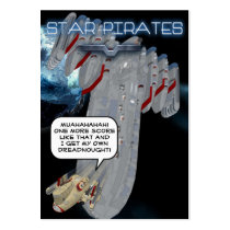 Star Pirates Luxe Recruiting Card business cards