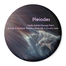 Star / Pleiades star cluster starlight effect. magnets