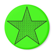 Star Power (Dots) magnets by stikstikly Star Power (Dots) magnets