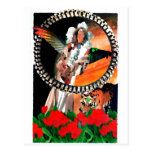 Star Princess and Tiger CricketDiane Fantasy Art Post Cards