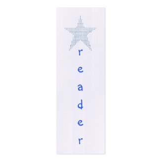 Star reader, bookmark cards profilecard