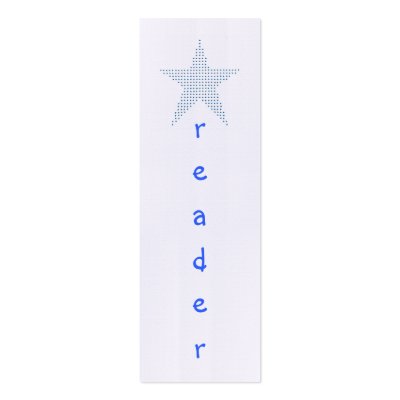 Star reader, bookmark cards business cards by Cherylsart