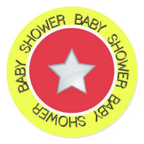 Star - Redcarpet- Hollywood Baby Shower Sticker