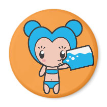 Star Sign Character - Aquarius magnets