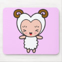 Star Sign Character - Aries mousepads by onnoillustration Star Sign Character - Aries mousepads
