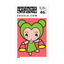 Star Sign Character - Libra postage by onnoillustration Star Sign Character - Libra postage