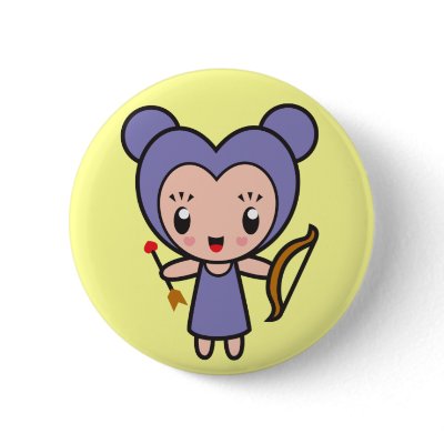 Star Sign Character - Sagittarius Pinback Buttons by onnoillustration Star Sign Character - Sagittarius Pinback Buttons by onnoillustration