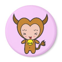 Star Sign Character - Taurus magnets by onnoillustration Star Sign Character - Taurus magnets