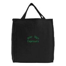 STAR SIGNS - CAPRICORN UK embroidered bags by thewildside STAR SIGNS - CAPRICORN UK embroidered bags