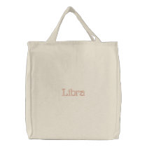STAR SIGNS - LIBRA UK embroidered bags