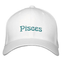 STAR SIGNS - PISCES UK embroidered hats by thewildside STAR SIGNS - PISCES UK embroidered hats