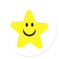 Star - Smile stickers by Thinkdifferent Star - Smile stickers