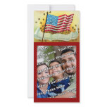 Star Spangled Banner American Flag Photo Card