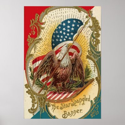 american flag pictures to print. Eagle American Flag Print