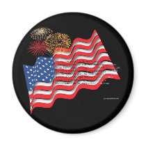 Star Spangled Banner Refrigerator Magnets