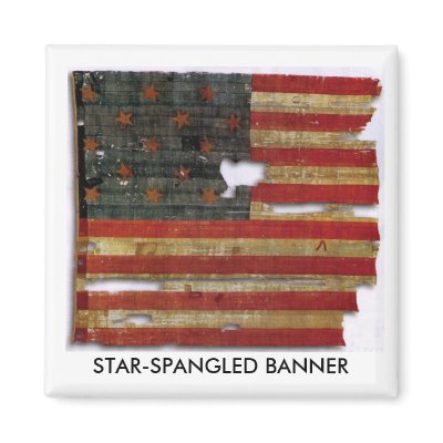 STAR-SPANGLED BANNER MAGNET by catherinesherman