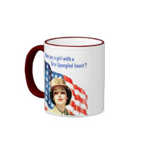 Star Spangled Heart mugs by jarthurdavis Star Spangled Heart mugs