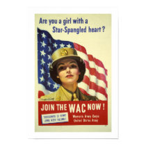 "Star-Spangled Heart" (white) posters