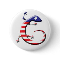 Star-Spangled Newt Pin