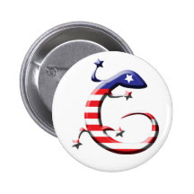 Star-Spangled Newt Pin