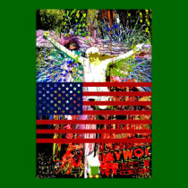 Star-spangled Savior Hollywood Boom Flag - posters