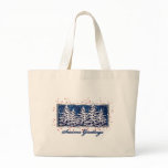 Star Spangled Seasons Greetings Light Tote Bag