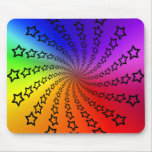 Star Spiral &amp; Color Wheel: Mouse Pads