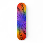 Star Spiral: Custom Skateboard