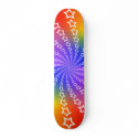 Star Spiral: Custom Skateboard by spiritswitchboard Star Spiral: Custom Skateboard