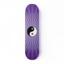 Star Sunburst Yin Yang Skateboard by sixteenthkid Star Sunburst Yin Yang Skateboard