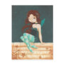 Star- sweet star fairy on a brick wall post cards