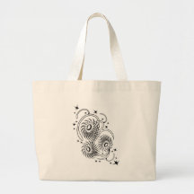 Star Swirl Canvas Bag