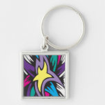 Star Tails Tattoo Design Keychains