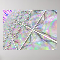Star Tetra Bubble Grid Print