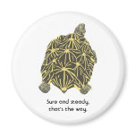 Star tortoise, affirmation, Sure & Steady magnets