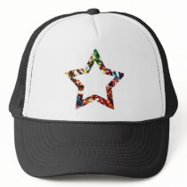 Star V5 - Sparkling Red Cosmic series hats