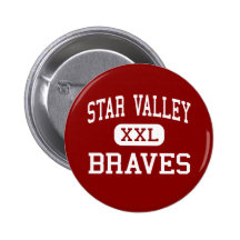 Star Valley - Braves - High School - Afton Wyoming Buttons