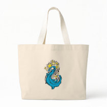 star waves tattoo design bags
