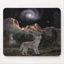 Star Wolf Mouse Mat