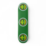 Stara Zagora(Reverse), Bulgaria flag Skate Board
