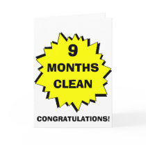 Starburst 9 Months clean cards