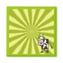 Starburst Cow Magnet by ticklemonkey Starburst Cow Magnet