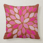Starburst Modern Flower Pattern Design Pillow pillows