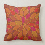 Starburst Modern Flower Pattern Design Pillow pillows