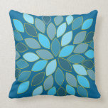Starburst Modern Flower Pattern Design Pillow pillows