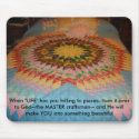Starburst Quilt, When "LIFE" has you falling to... mousepads by Grandmotherof4 Starburst Quilt, When "LIFE" has you falling to... mousepads