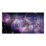 Starburst Stellar Fireworks Finale Outer Space Photo Greeting Card