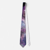 Starburst Stellar Fireworks Finale Outer Space Necktie