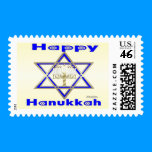 StarDavidMenorrah Postage stamps stamps