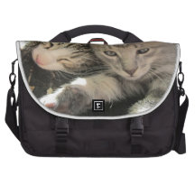 Stardust Kittens Laptop Messenger Bag